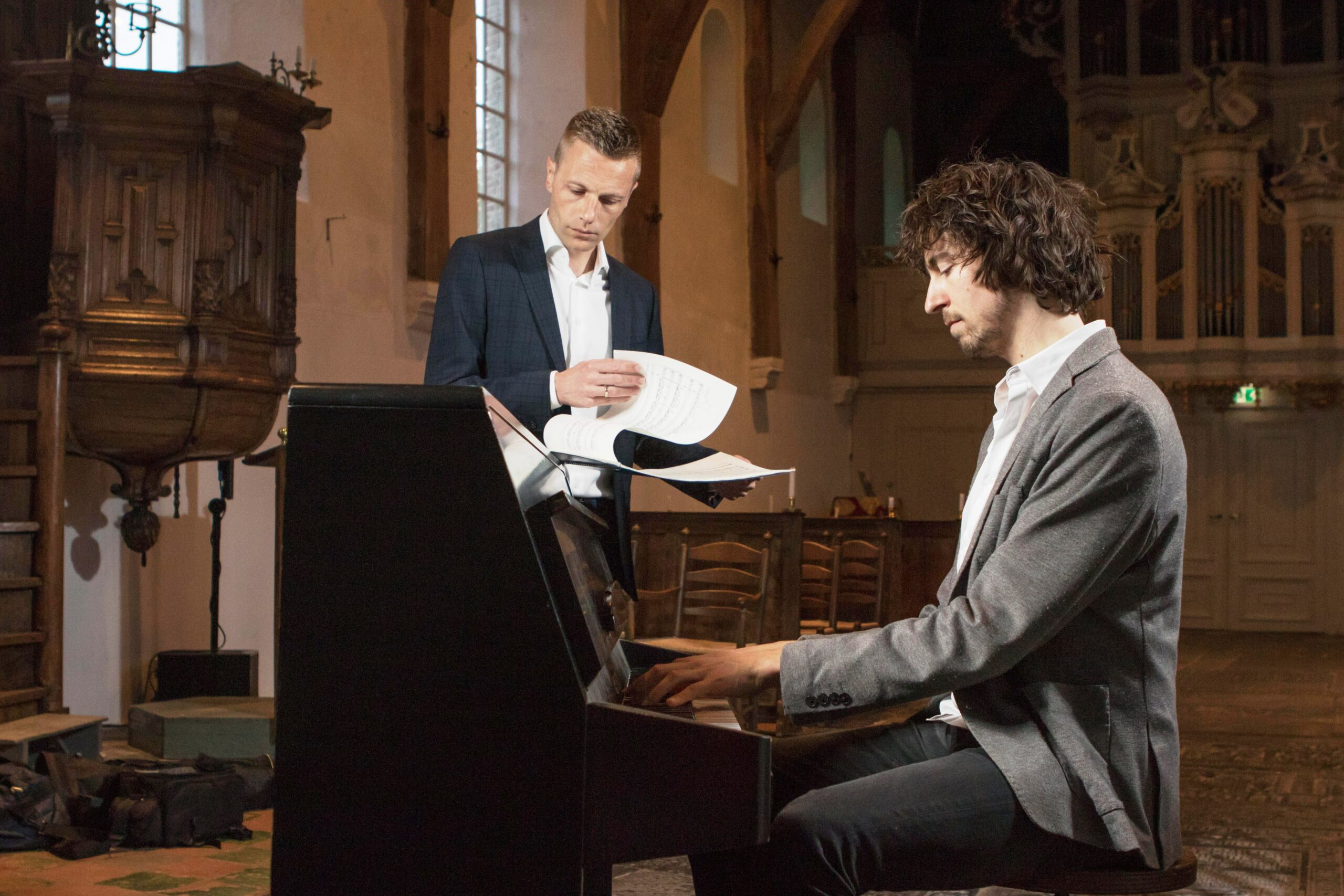 Concert ‘Canto Ostinato’ door het vleugelduo Kaspers en Hibma