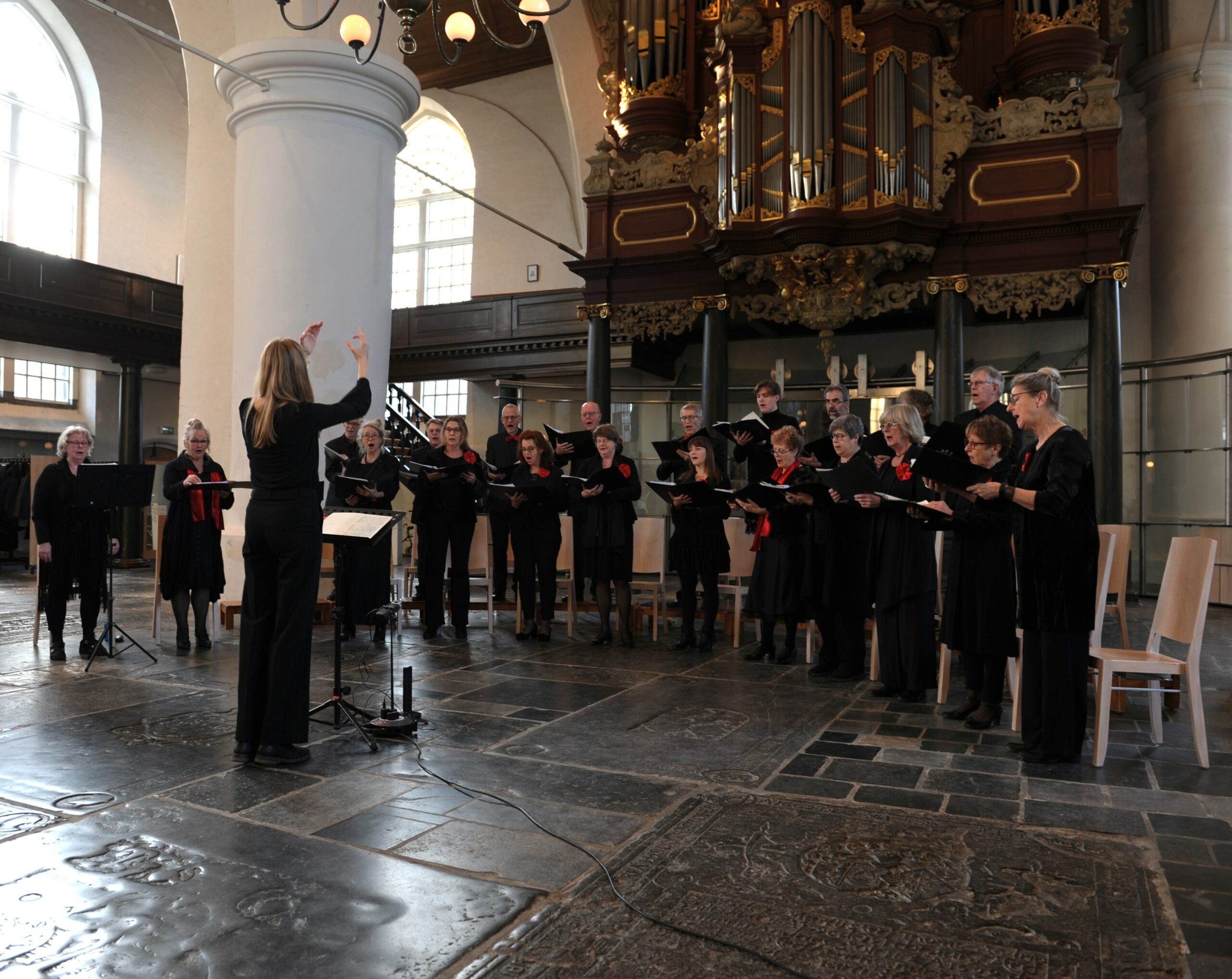 Passieconcert door de Leeuwarder Bach Verenigingo.l.v. dirigent Rianne Meinardi