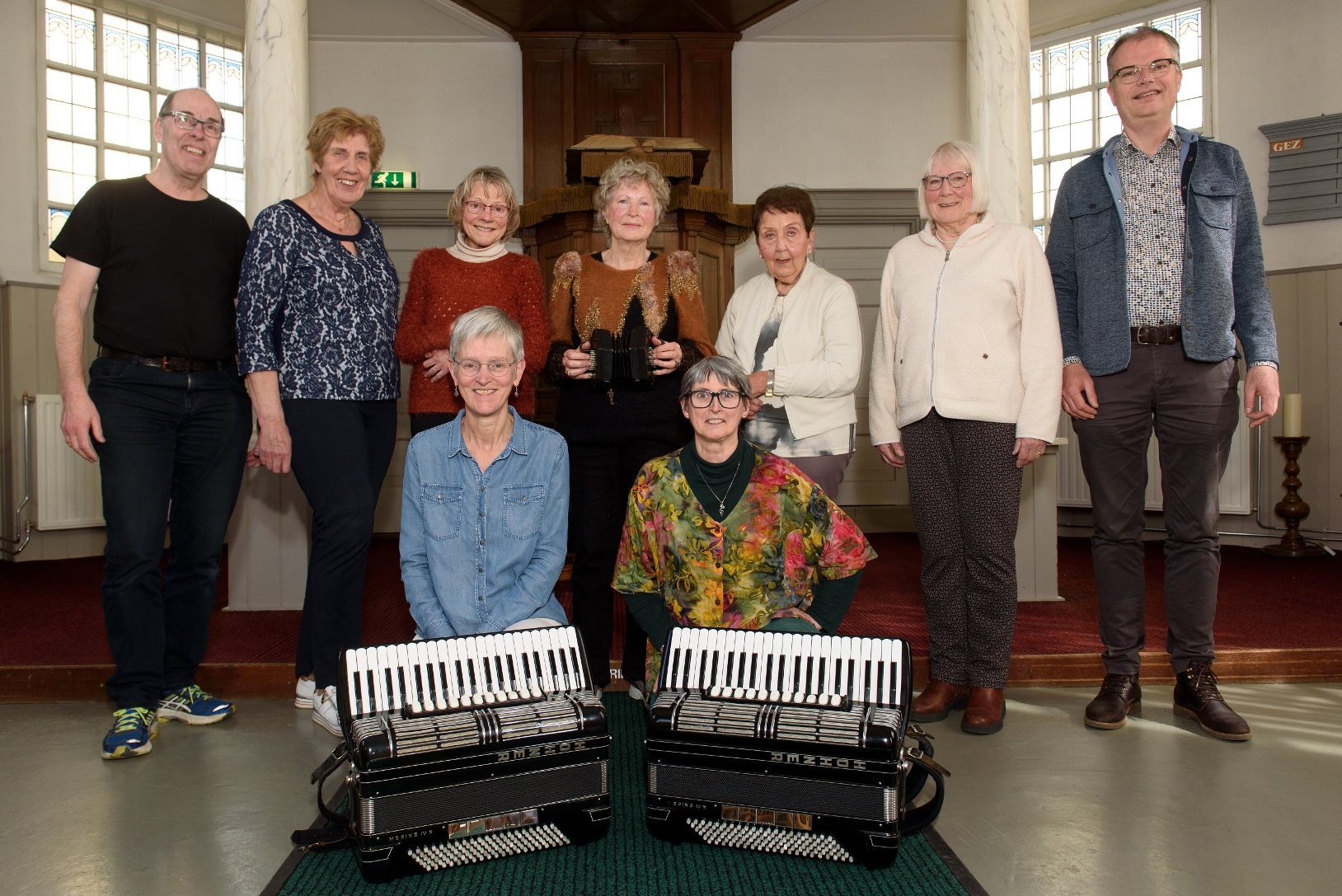 Concert door het ‘Leeuwarder Accordeon Ensemble’